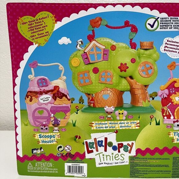 Lalaloopsy Tinies Treehouse Blossom Flowerpot Play n Go Playset 2014 NEW - Picture 14 of 16